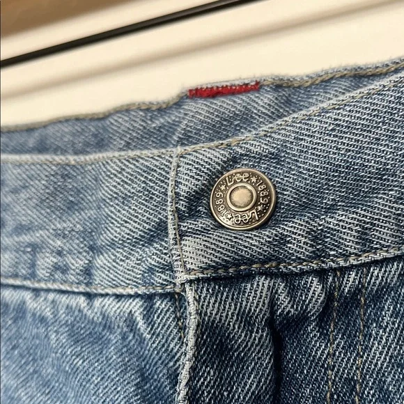 VINTAGE Lee Denim Cargo Pants - Picture 5 of 11